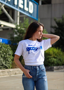 OG RucciL👀K T-shirt "Positive Vibes Only" - White/Blue